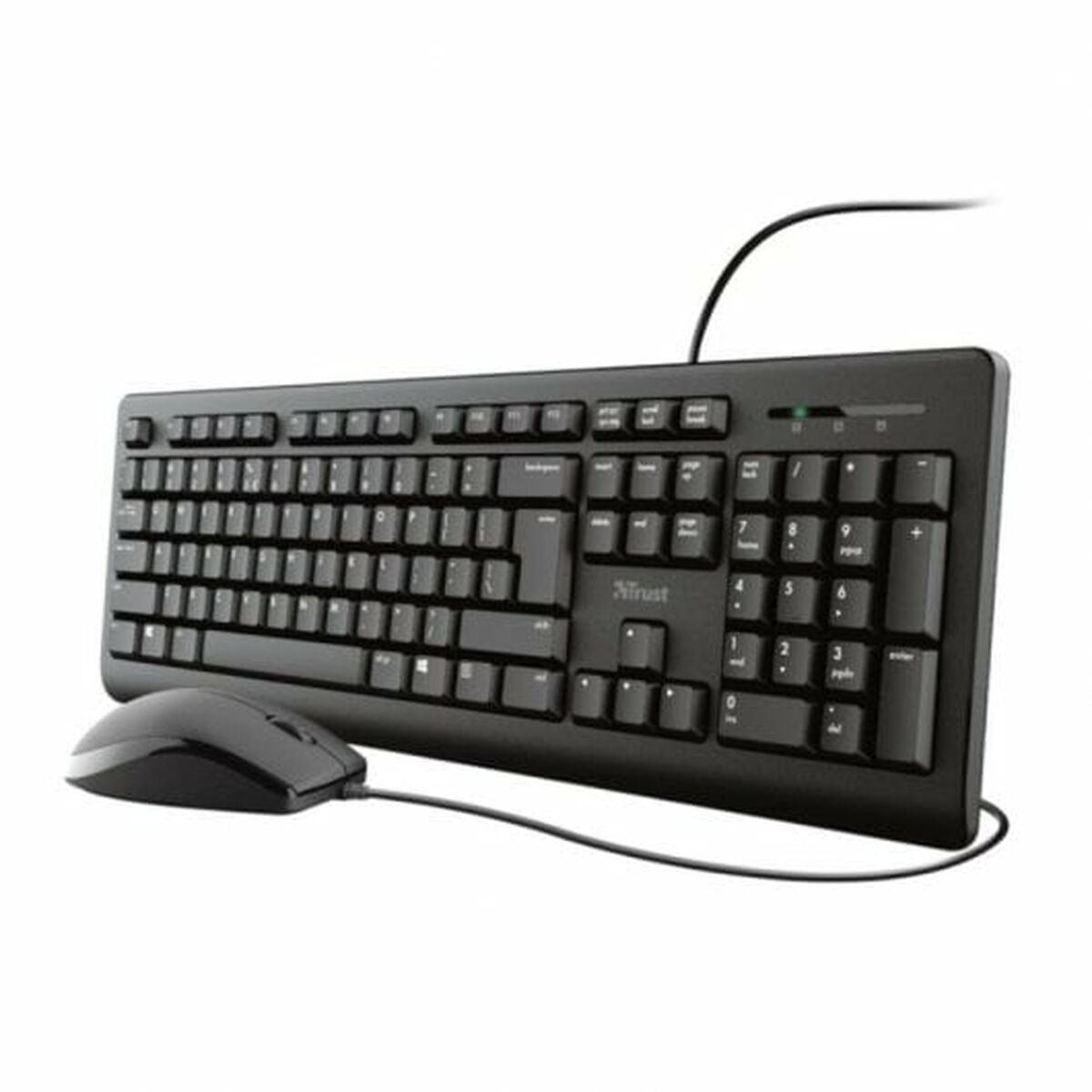 Keyboard Trust TKM-250 Black Spanish Qwerty