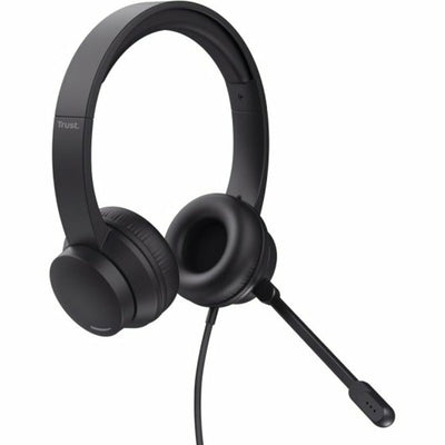 Headphones with Microphone Trust Ayda Black