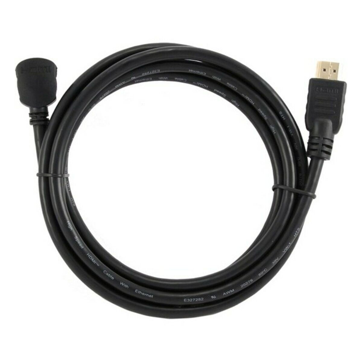 High Speed HDMI Cable GEMBIRD CC-HDMI490-6 90º 1,8 m Black