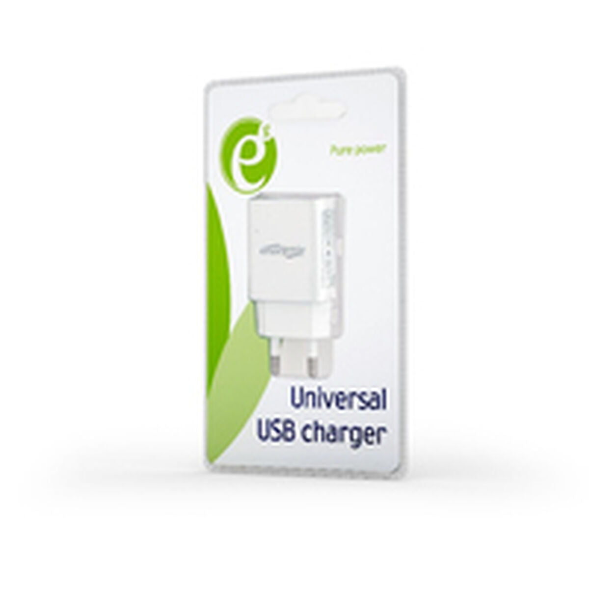Wall Charger GEMBIRD EG-UC2A-03-W White Black