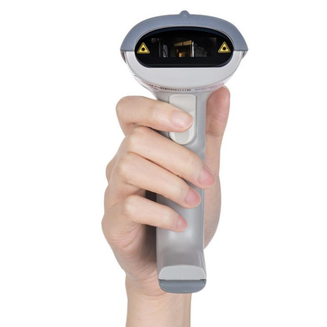 Deli 14881 Wireless BarCode Scanner USB 32 Bits One Dimensional ABS Code Scanner
