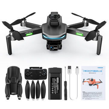 LYZRC L800 PRO 2 5G WIFI 1.2KM FPV GPS with 4K Camera 3-Axis Anti-shake Gimbal 360° Obstacle Avoidance Optical Flow Positioning Brushless RC Drone Quadcopter RTF