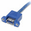 USB Cable Startech USB3SPNLAFHD         IDC USB A Blue