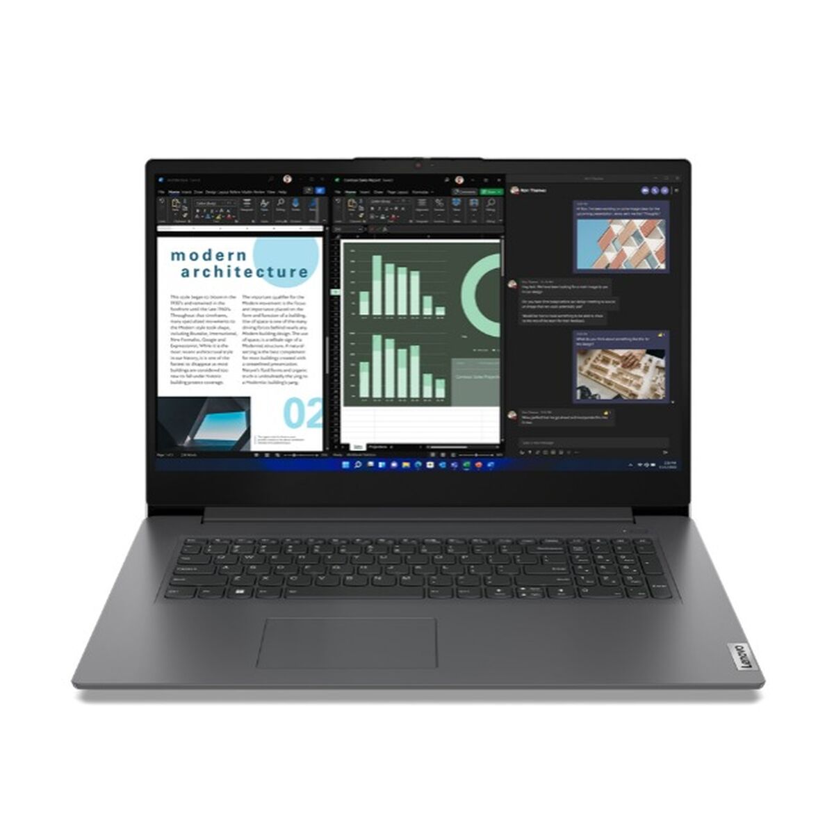 Laptop Lenovo V17 G4 IRU I3-1315U 8 GB RAM 256 GB SSD Spanish Qwerty