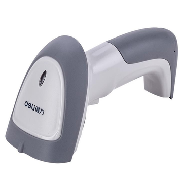 Deli 14881 Wireless BarCode Scanner USB 32 Bits One Dimensional ABS Code Scanner