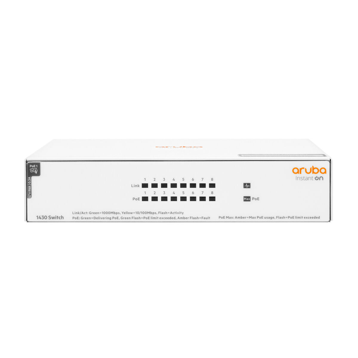 Switch HPE Aruba Instant On 1430 8G Class4 PoE 64W