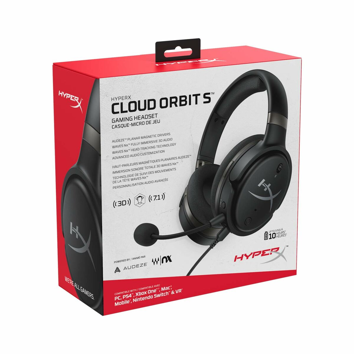 Headphones with Microphone Hyperx 4P5M2AA Black