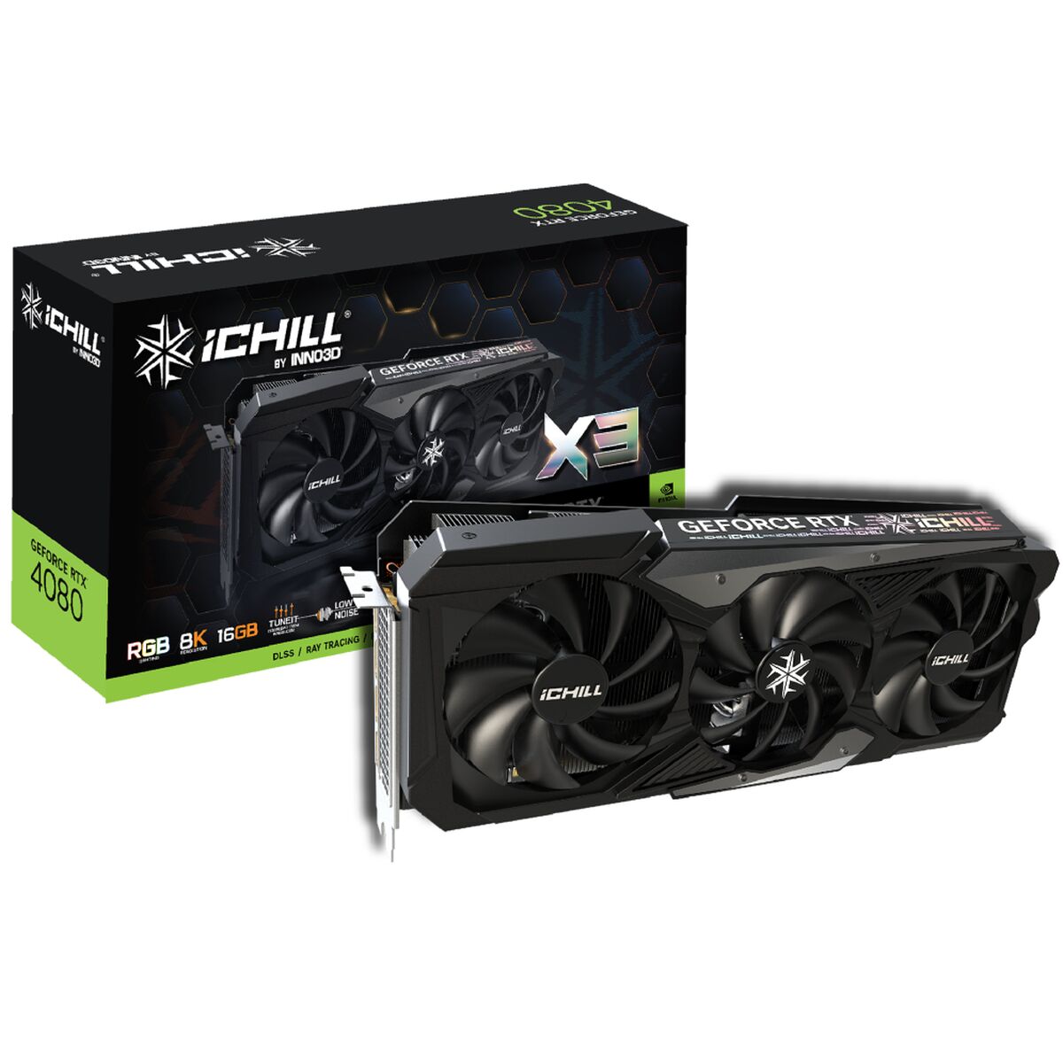 Graphics card INNO3D C40803-166XX-187049H 16 GB NVIDIA GeForce RTX 4080 GDDR6X