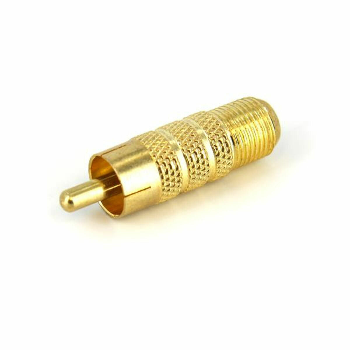 RCA Adapter Startech RCACOAXMF Yellow Golden