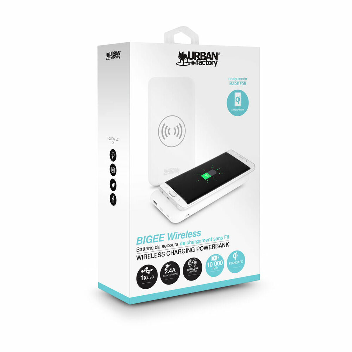 Powerbank Urban Factory BEB10UF 10000 mAh