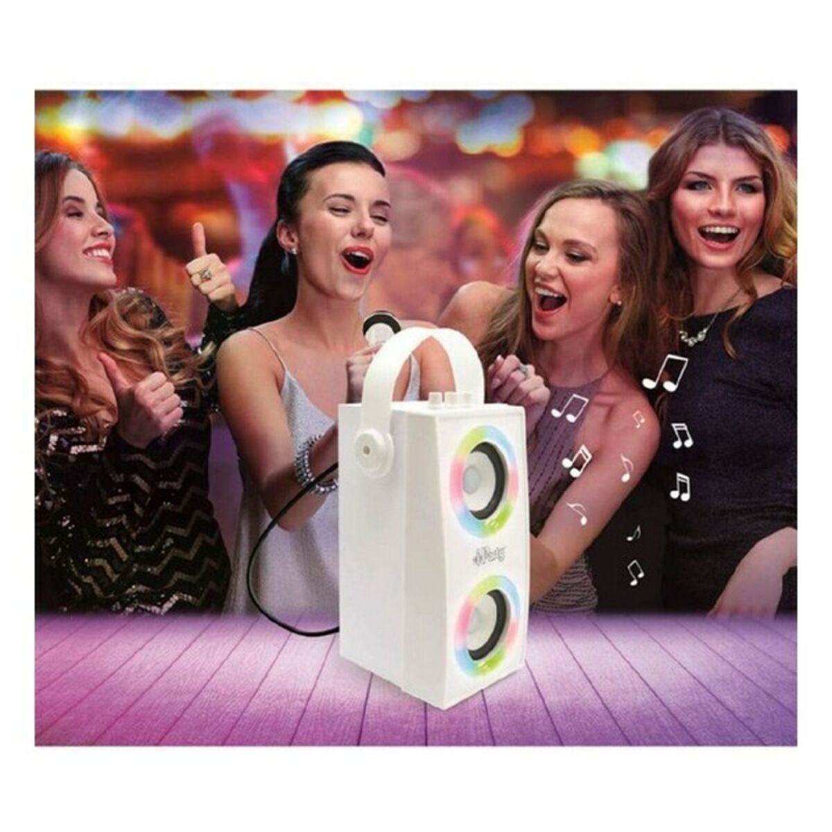 Portable Speaker iParty Lexibook BTP180Z Bluetooth White