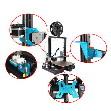 Dotbit BLV Ender-3 Pro DIY Upgraded Kit with XY Axis Belts Screws Aluminum Plate Linear Guide Slider for Ender 3 Pro 3D printer