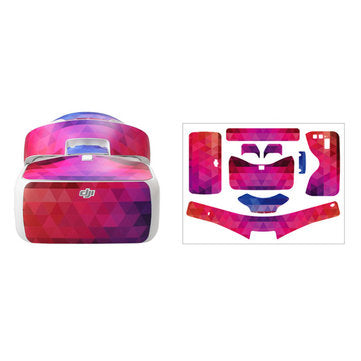 Cool Colorful Waterproof Stickers Decals Skin Cover Kit for DJI Goggles RC VR Glasses