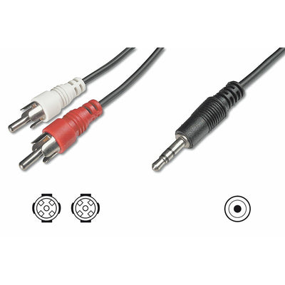 Jack Cable Digitus AK-510300-025-S