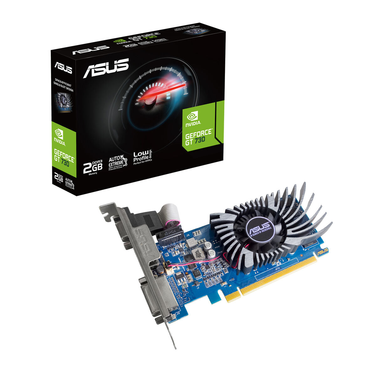 Graphics card Asus NVIDIA GT730-2GD3-BRK-EVO NVIDIA GeForce GT 730 2 GB GDDR3