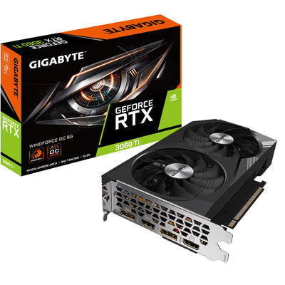 Graphics card Gigabyte GeForce RTX 3060 Ti WINDFORCE OC 8G 8 GB GDDR6 NVIDIA GeForce RTX 3060 Ti