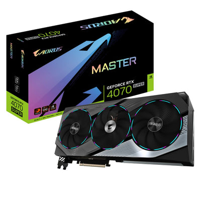 Graphics card Gigabyte AORUS GeForce RTX 4070 SUPER MASTER GEFORCE RTX 4070 12 GB GDDR6