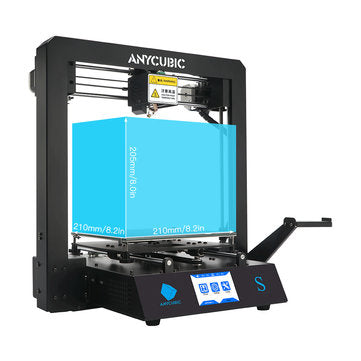 Anycubic® i3 Mega S Upgraded 3D Printer DIY Kit 210*210*205mm Print Size With Ultrabase Platform/Filament Sensor/Auto Resume Print/Suspended Filament Holder