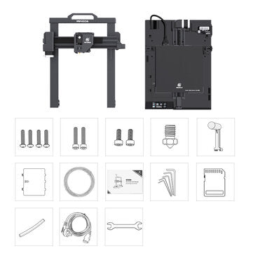 MINGDA Magician X 3D Printer 230x230x260mm Printing Size Support One Touch Smart Auto Leveling with TMC Silent Motherboard