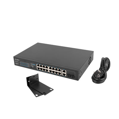 Switch Lanberg RSFE-16P-2C-150 16 x POE