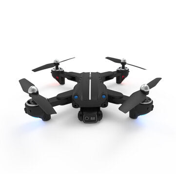 HJ70 WIFI FPV with 4K Dual Camera 20mins Flight Time Optical Flow Positioning Brushed Foldable RC Drone Quadcopter RTF