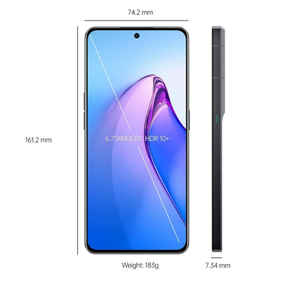 Smartphone Oppo Reno 8 Pro 6,7" 8 GB RAM 256 GB Black