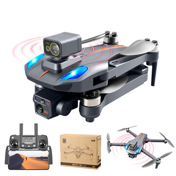 XKJ K911 Max 5G WIFI FPV GPS with 8K ESC Dual Camera 360° Obstacle Avoidance Optical Flow Positioning Brushless 225g Foldable RC Drone Quadcopter RTF