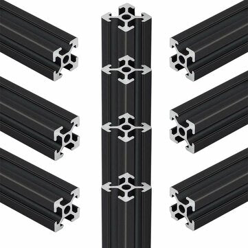 SIMAX3D® 5Pcs 2040 Linear Rail Black Aluminum Profile 1m Extrusion Linear Motion Guides for 3D Printer CNC Parts