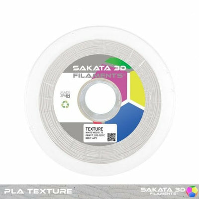 Filament Reel Sakata 3D 10417654 White Ø 1,75 mm