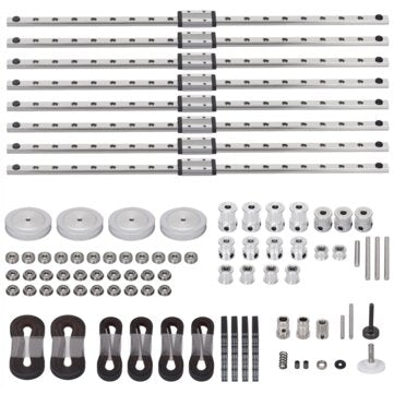 VORON V2.4 Transmission Set with MGN9H Rail/ 350MM 2GT Gates Synchronous Timing Belt for 3D Printer Accessories