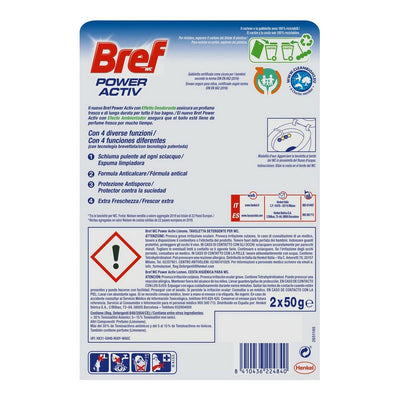 Cleaner WC Bref Power Activ Lemon (2 uds)