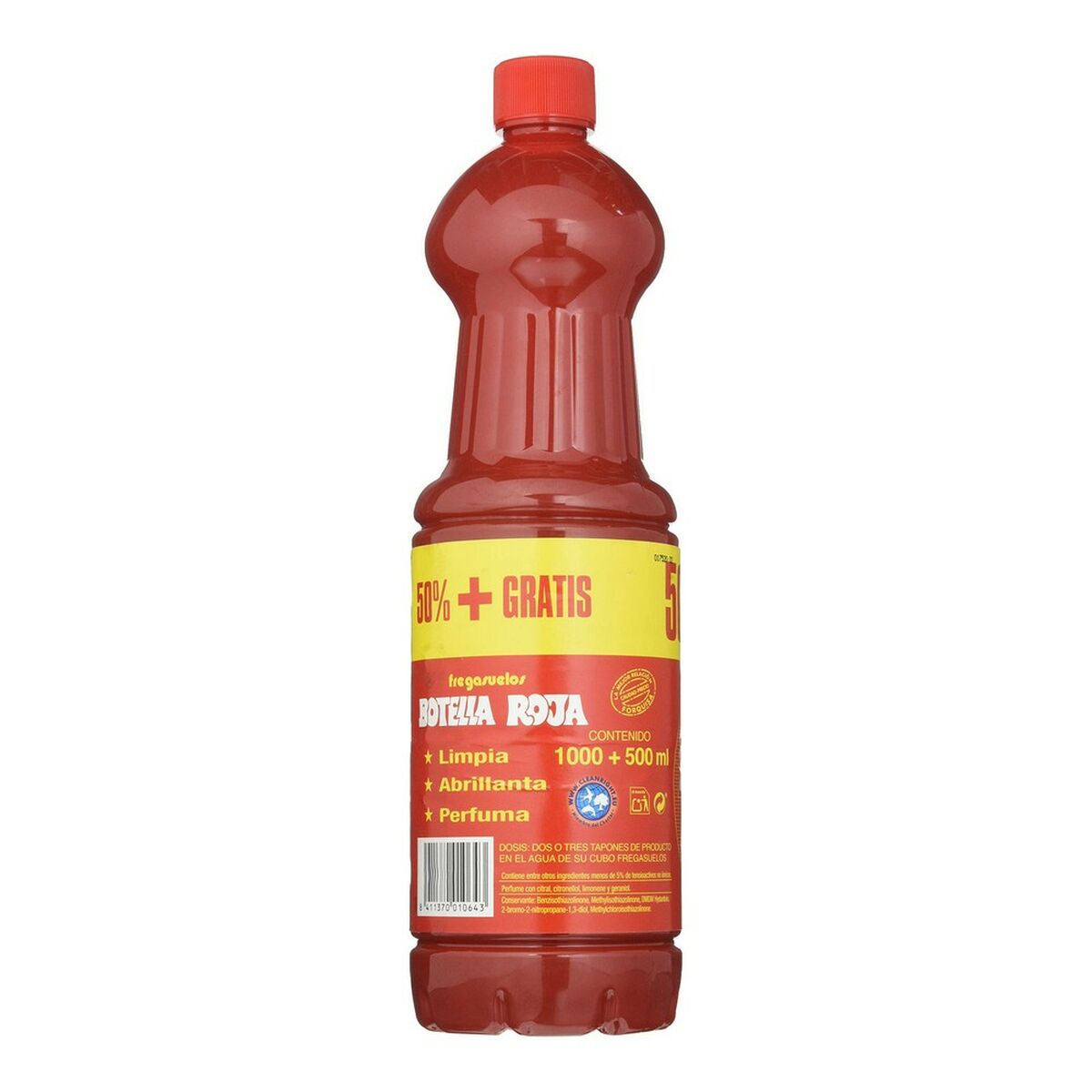 Floor Cleaner Botella Roja 164131 500 ml (1 L)