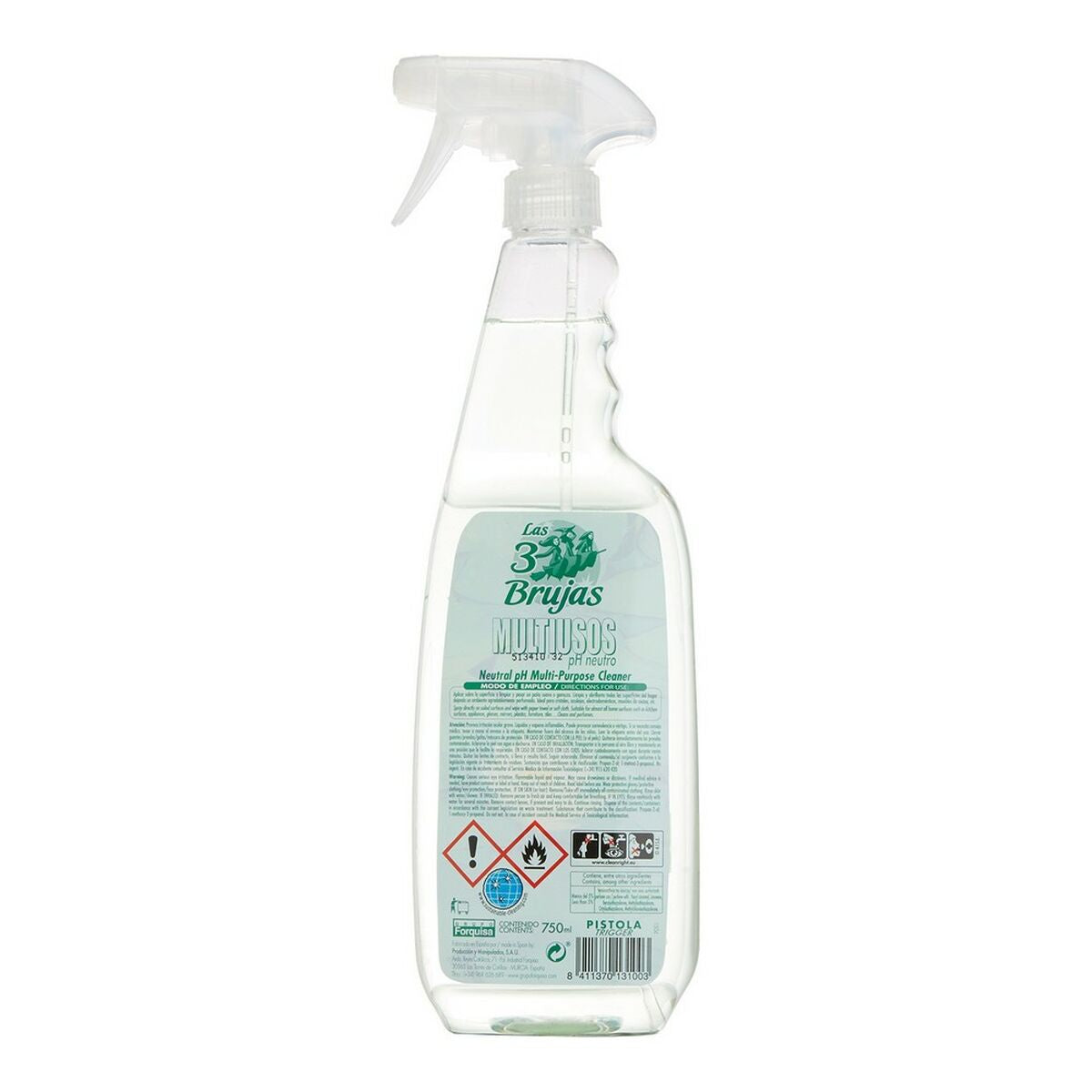 Cleaner Las 3 Brujas 8411370131003 pH neutral Multi-use (750 ml)