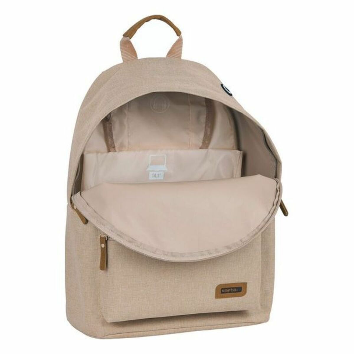 Laptop Backpack Safta M819 14,1'' Beige 31 x 41 x 16 cm