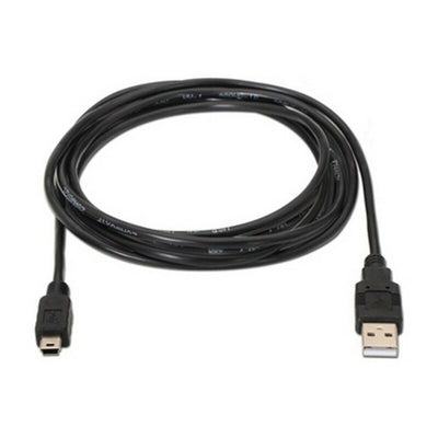 USB 2.0 A to Mini USB B Cable NANOCABLE 10.01.0402 1,8 m Black