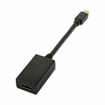 Mini DisplayPort to HDMI Adapter NANOCABLE CONVERSOR MINI DP A SVGA MINI DP/M-SVGA/H NEGRO 15 CM 15 cm