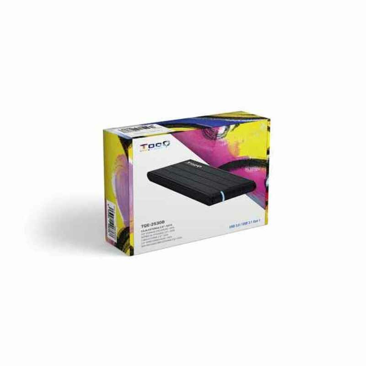 External Box TooQ TQE-2530B 2.5" SATA USB 3.0 Black