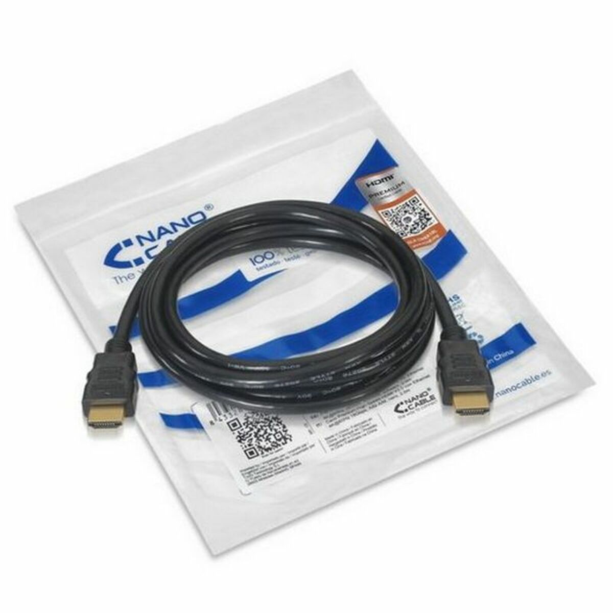 HDMI Cable NANOCABLE HDMI V2.0, 1.5m 10.15.3601-L150 V2.0 4K 1,5 m