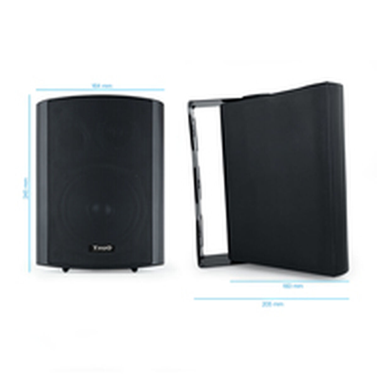 Speakers TooQ TQOWS-01B Black