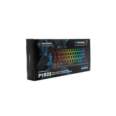 Wireless Keyboard Newskill Pyros Black