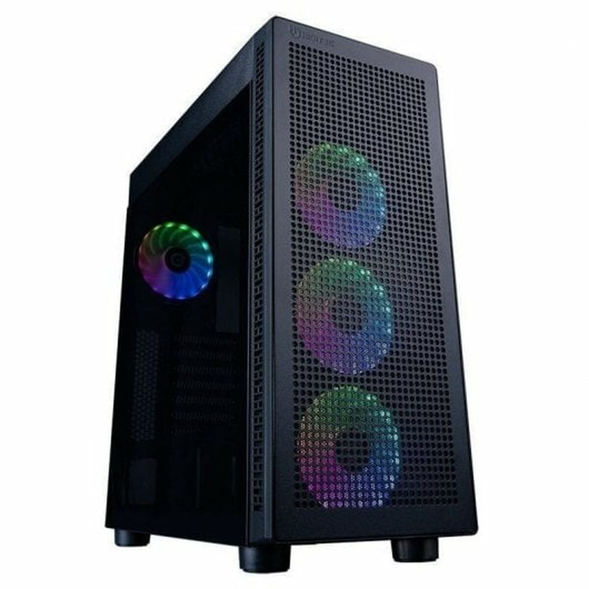 ATX Semi-tower Box Hiditec H1 AIR Black Multicolour