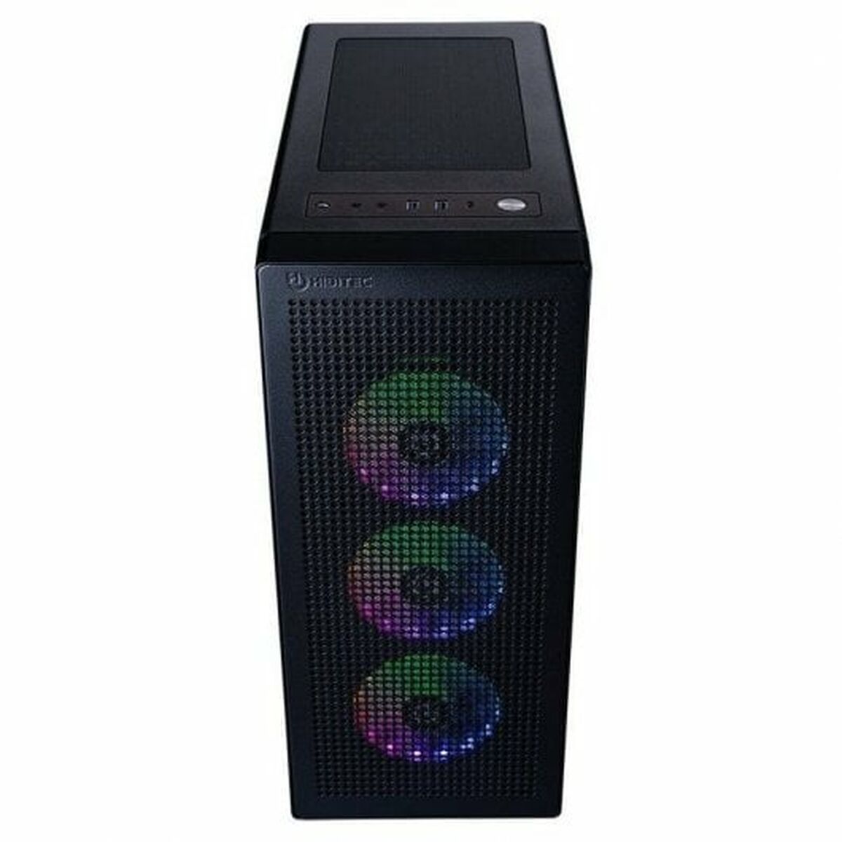 ATX Semi-tower Box Hiditec H1 AIR Black Multicolour