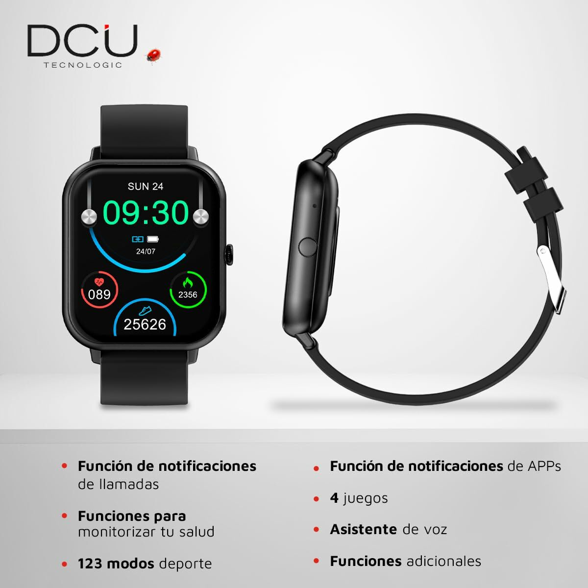 Smartwatch DCU 34157025 1,83" Black