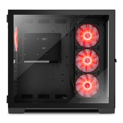 ATX Semi-tower Box Nox LED RGB Black