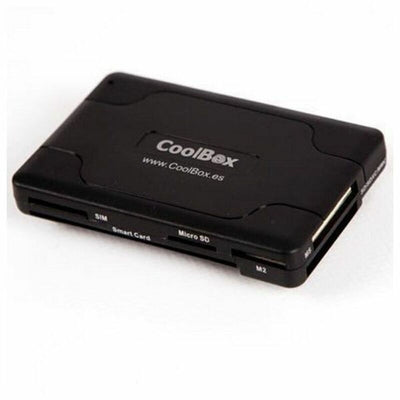 External Card Reader CoolBox CRCOOCRE065 Black