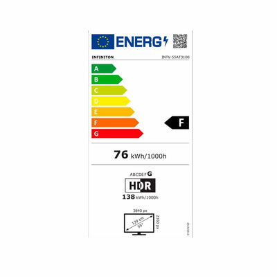 Smart TV Infiniton INTV-55AT3100 4K Ultra HD 55"