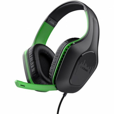 Headphones with Microphone Trust GXT 415S Zirox Black Green Black/Green