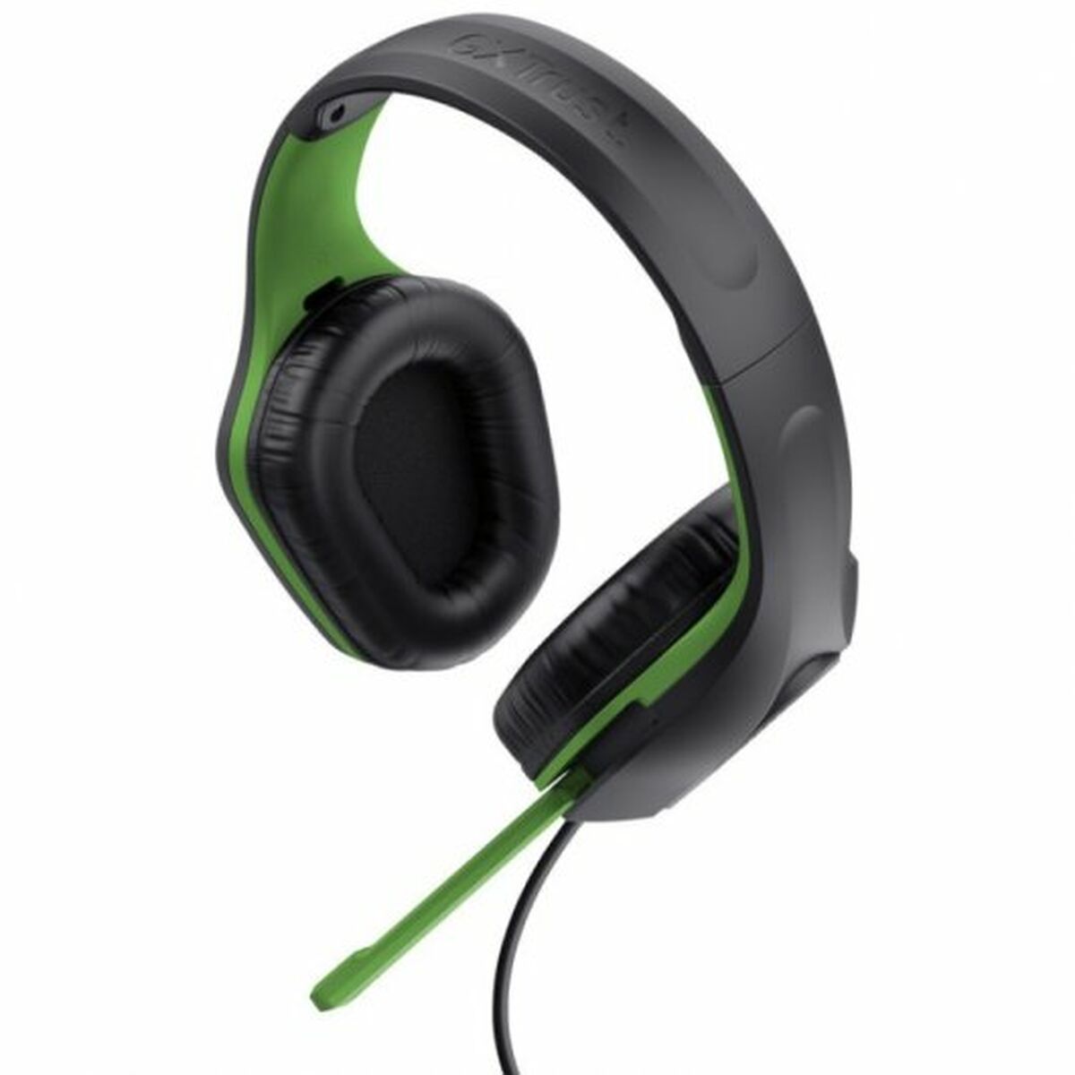 Headphones with Microphone Trust GXT 415S Zirox Black Green Black/Green