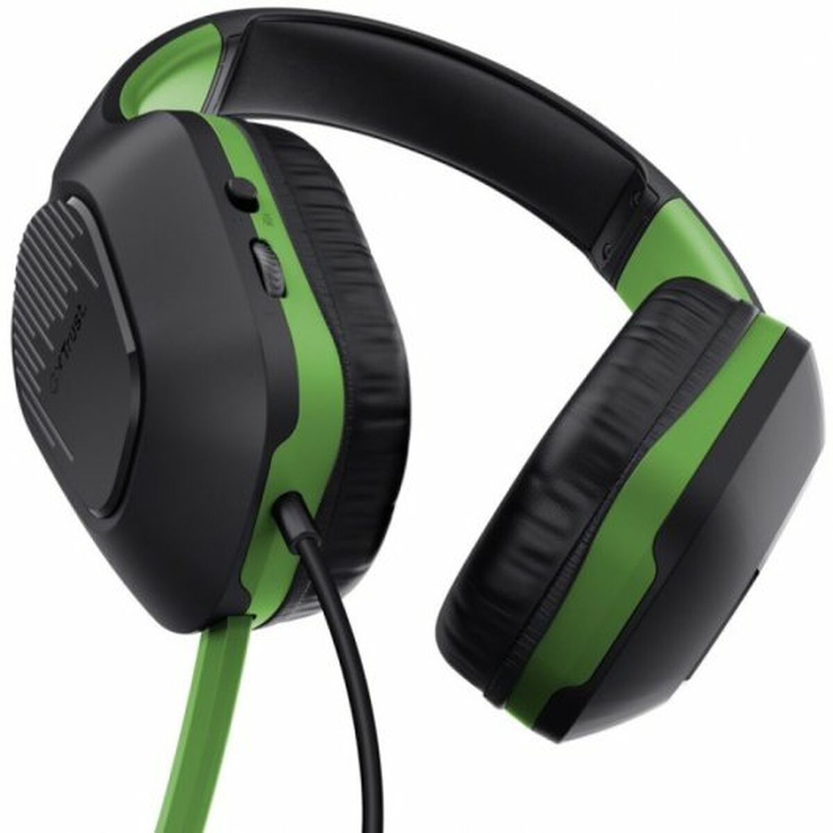 Headphones with Microphone Trust GXT 415S Zirox Black Green Black/Green