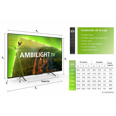 Smart TV Philips 70PUS8118 70" 4K Ultra HD LED HDR